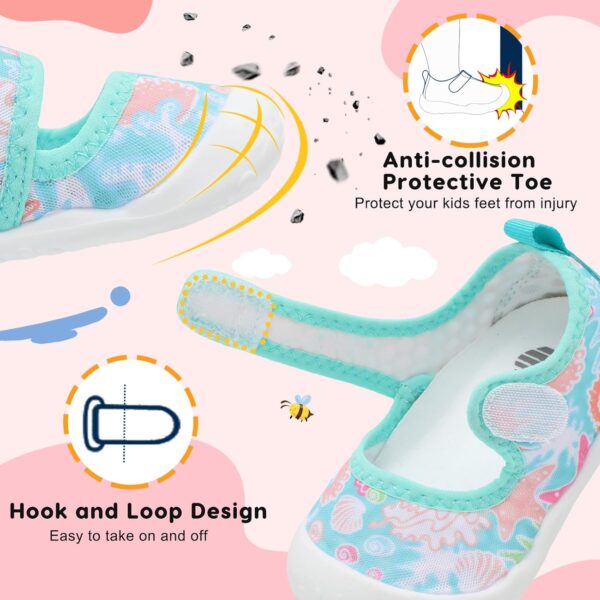 JOINFREE Girls Boys Summer Sandals Infant Shoes Lightiwehgt Barefoot Sneakers Toddlers Breathable Sandals Sneakers Water Shoes - Image 5