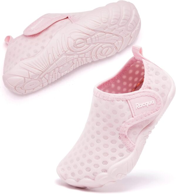 Racqua Toddler Water Shoes Baby Swim Aqua Non-Slip Shoes for Kids Boys Girls(Baby/Toddler) - Image 2
