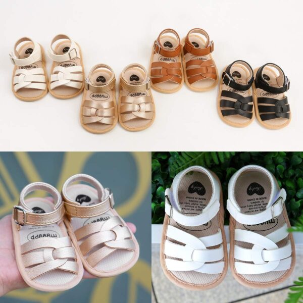 RVROVIC Baby Boys Girls Sandals Premium Soft Anti-Slip Rubber Sole Infant Summer Outdoor Shoes Toddler First Walkers - Image 5
