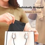 MOLLIS Disposable Period Pants for Women, Postpartum Underwear, Maternity Knickers Heavy Flow Leak Proof, Black, XXLarge, 8 Count - Image 6