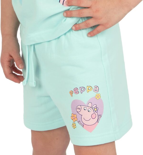 Peppa Pig Tshirt And Girls Shorts | Girls T Shirt And Shorts Set | Cotton Kids Clothes | Ages 18 Months To 8 Years - Image 4
