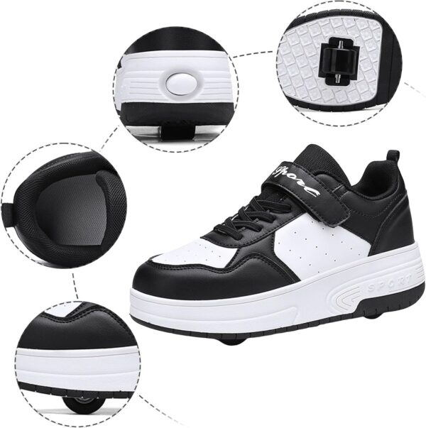 Kid's Glitter Fashion Sneakers - Flashing Led Sports Shoes Toddler Little Kids Shoes Kids Athletic Shoes Road Trail Running Shoes Boys' Handsome Sneakers School Shoes for Children/Boys/Girls - Image 2