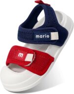 MK MATT KEELY Boys Girls Sandals Kids Closed Toe Walking Shoes Toddlers Baby Wide Fit Beach Sandals with Non-Slip Sole