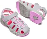 Daclay Girl's Sandals Soft Sole White Princess Comfortable Boys Kids Sandals - Image 2