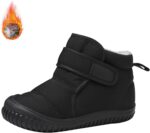 SRTUMEY Baby Girls Winter Snow Boots Kids Winter Boots Warm Fur Lined Walking Boots Anti Slip Ankle Boots School Boots Baby Boys Girls Snow Shoes Christmas Novelty Gifts - Image 2