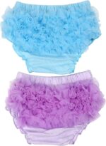 HOOLCHEAN Baby Infant Girls 2PCS Set Tulle Ruffle Bloomer