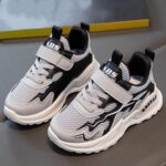 Girls Boys School Shoes - Kids Sports Athletic Shoes Toddler Little Kids Shoes Girls Printing Shoes School Pe Gym Sneakers Boys' Handsome Sneakers Walking Shoes Little Kid/Big Kid - Image 4