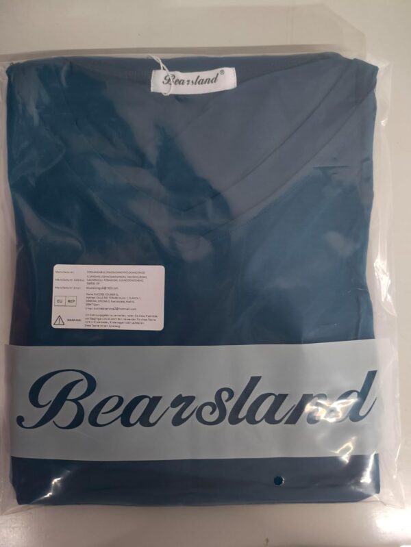 Bearsland Women’s Short Sleeve V-Neck Maternity Nursing Dress for Breastfeeding with Pocket - Image 7