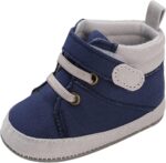 Baby Boots 6 12 Months Girls Newborn Shoes Boots Baby Girls and Boys Warm Shoes Soft Comfortable Canvas Infant Toddler Home Shoes Baby Slippers 12 18 Months Baby Sock Shoes Boots