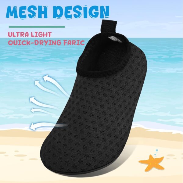 Kids Water Shoes Toddler Beach - Swim Shoes for Swimming Pool Quick Dry Non-Slip Aqua Barefoot Skin Socks for Boys Girls, Child Holiday Essentials,Lightweight Durable for Seaside Garden Park - Image 3