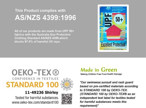 BONVERANO Infant and Baby Girl Swimsuits/Rashguard One Piece UPF 50+ Sun Protection Ruffle Zipper with Sun Cap. - Image 9