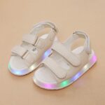 SRTUMEY Toddler Girls LED Light Up Sandal Kids Boys Flashing Sandals Summer Outdoor Unisex Child Sport Sandals Athletic Shoes - Image 4