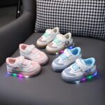 SRTUMEY Kids Luminous Trainers Shoes Boys Girls LED Light Up Baby Sneakers Spring Autumn Winter Trainers Athletic Shoes Christmas Birthday Gifts - Image 3