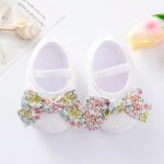 Girls Shoes Toddler Toddler Walkers Infant Princess Baby Boys Shoes Shoes Soft Baby Sneakers Soccer Boots Girls (White, 0-3Months) - Image 3