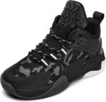 Kid's Basketball Shoes Boys Sneakers Girls Trainers Comfort High Top Basketball Shoes for Boys(Little Kid/Big Kid) Boys Shoes with Lights