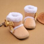 Infant Dress Shoes Boys Toddler Boys And Girls Plush Snow Booties Warming Shoes Baby Soft Boots Infant Baby Shoes Infant Shoes Boys - Image 5