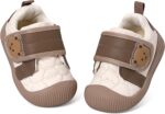 MASOCIO Baby Boy Girl First Walking Shoes Infant Toddler Trainers Rubber Anti-Slip Prewalker Shoes