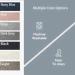 Ceneco Low Pile Rug,Grey Rug Living Room,Washable Short Pile Rugs for Bedroom,Non Slip Rugs for Dining,Thin Carpet for Kids Room,Office,Lounge Area Carpet (Grey, 60×120cm) - Image 4