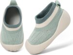 MK MATT KEELY Baby Boy Girl Shoes Toddlers Barefoot Trainers Baby Walking Sock Shoes with Anti Slip Rubber Sole