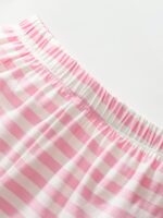 TCWWBB Toddler Girls Summer Short Outfits Clothes Set Kids Unicorn Bunny Animal Print Short Sleeve Cotton T-Shirt Dresses Tops and Shorts 2 Piece Crewneck Sleeveless Clothing Set Age 1-7 Years Old - Image 6