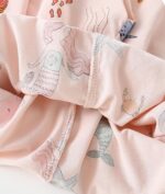 TCWWBB Toddler Girls Summer Short Outfits Clothes Set Kids Cute Unicorn Bunny Rainbow Animal Print Short Sleeve Cotton T-Shirt Tops and Shorts 2 Piece Crewneck Clothing Set Age 1-7 Years Old - Image 6