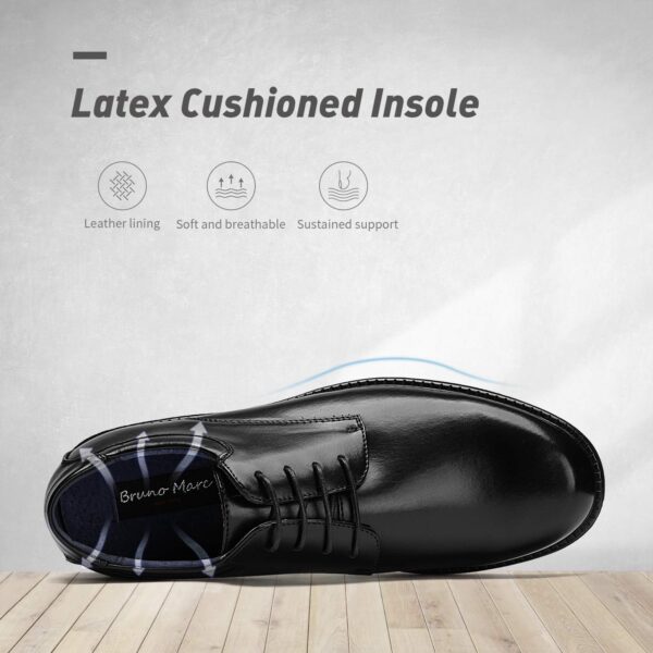 Bruno Marc Men's Lace Up Formal Dress Shoes Leather Shoes, Brogues Derby in Business, Casual, Work - Image 2