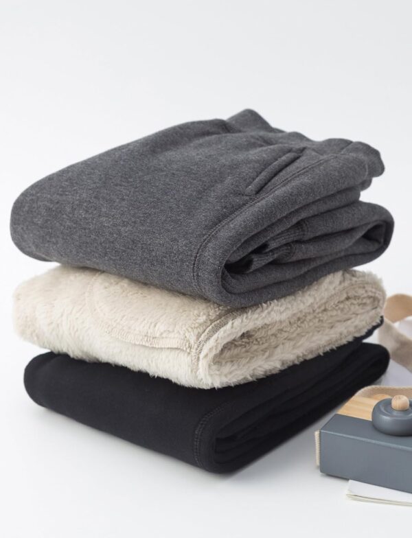 Kids Girls Boys Fleece Jogging Trouser Sweatpants Warm Winter Childrens School Play Tracksuit Classic Bottom Soft Jog Pants - Image 8