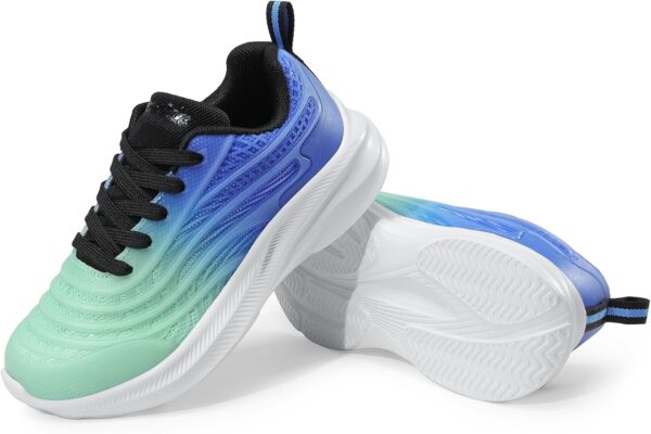 DREAM PAIRS Trainers for Boys Girls Lace-up Athletic Sneakers Durable Kids Running Shoes - Image 7
