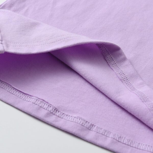 Derouetkia Toddler Baby Girl Clothes Ruffle Tops Solid Colour Short Sleeve and Shorts Summer Outfits Set - Image 4