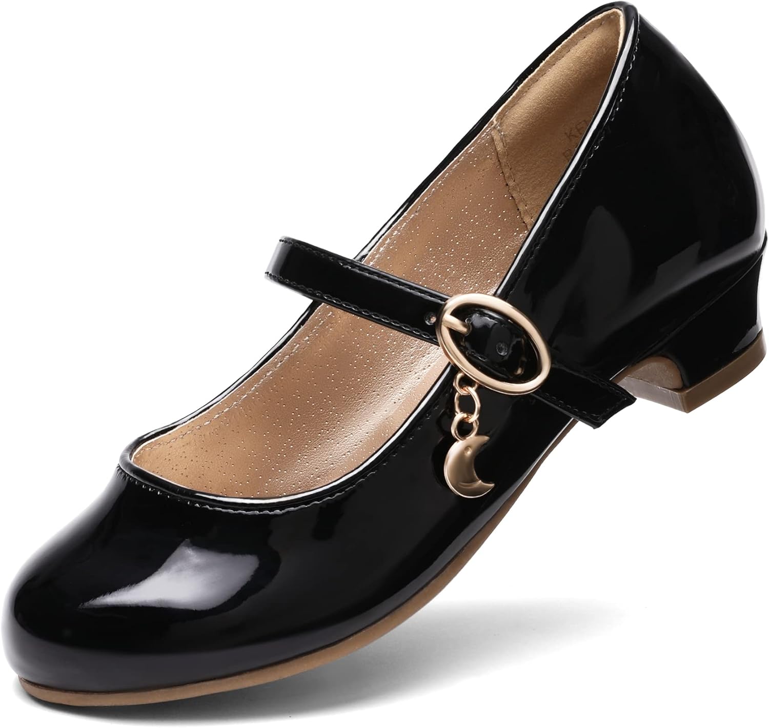 71IvCSl1RWL._AC_SL1500_.jpg DREAM PAIRS Girls Mary Jane Low Heel Princess Flower Wedding Party Pump Dress Shoes - Image 1