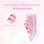 EUXTERPA Kids Trainers Boys Girls Easy Fasten Casual Sneakers Outdoor Shoes Walk Sport Canvas Pumps - Image 2