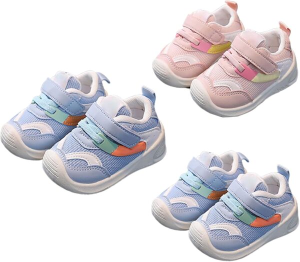 Mesh Shoes Loafers Toddler Shoes 6-12 Months Boys Girls First Walking Shoes First Walking Shoes Non-Slip Toddler Trainers Leisure Shoes Hiking Shoes Children's Shoes Single Shoes Soft Sole Shoes - Image 3