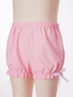 CHICTRY Kids Girls Dance Shorts Ruffle Bowknot Safety Shorts Pumpkin Bloomer Pettipant Undershort Knicker Panties Bottoms - Image 4