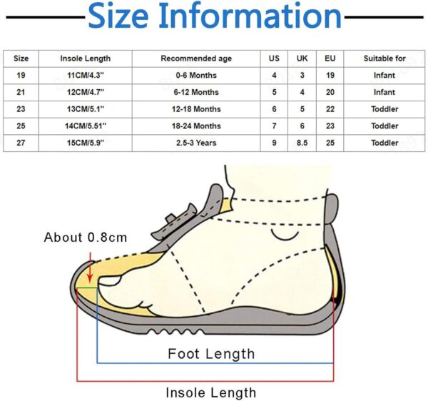 Infant Boys Trainers Size 6.5 Unisex Baby Boots Infant Toddle Footwear Winter Toddler Shoes Soft Bottom Indoor Non Slip Warm Floor Tiger Socks Shoes Boys Trainers Size 6.5 Infant Baby Unisex Boots - Image 4