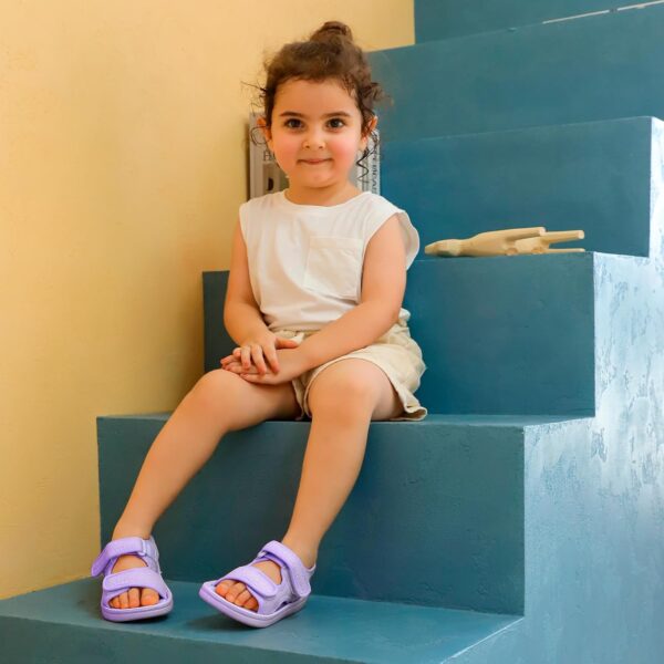 MK MATT KEELY Unisex Kids Summer Sandals Baby Anti-Slip Open Toe Adjustable Walking Shoes for Boys Girls - Image 2