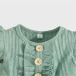 Similotey Toddler Baby Girl Summer Dress Floral Design Ruffle Dress for Baby Girls Sundress Outfits - Image 3