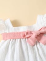 Oyolan Infant Baby Girls Sleeveless Cotton Dress with Panty Bloomers Summer Birthday Party Outfits - Image 6