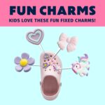 Girls Clogs Childrens Sandals with Removable Charms Kids Beach Pool Shoes - Image 7