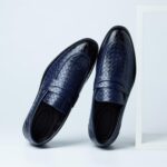 Ophestin Men's Loafers Moccasins Weave Formal Dress Shoes Slip-On Driving Business Shoes - Image 5