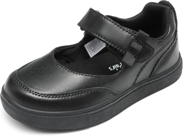 DREAM PAIRS Kids Girls Mary Jane Sneakers Strap Toddler Little Girls School Shoes Soft Walking Party Flat Shoes - Image 8