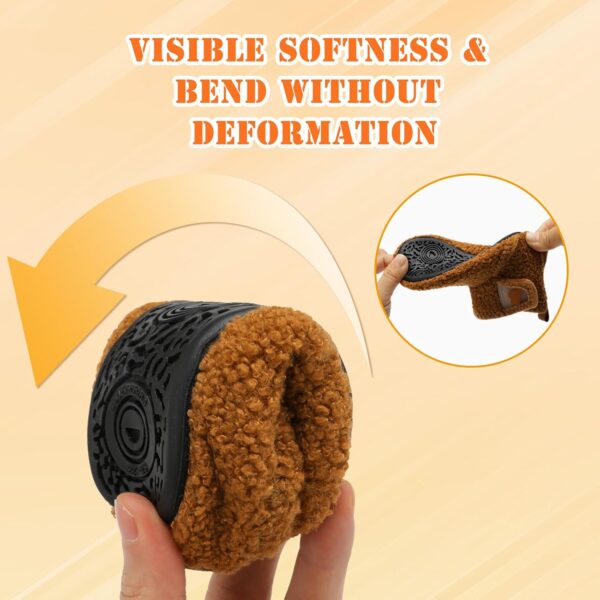 Baby Girls Boys House Shoes Baby Slippers with Non-Slip Rubber Sole Toddlers Cozy Home Booties - Image 5