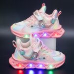 Light Up Shoes for Boys Girls Toddler LED Lightweight Flashing Sneakers Breathable Sport Walking Running Shoes for Kid - Image 5
