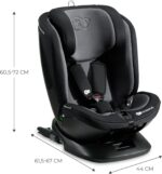Kinderkraft XPEDITION2 I-Size Child Car Seat with 360 Degree Rotation, Isofix, Base Station, Special Safety Systems, Easy to Clean, from Birth Group 0/1/2/3 0-36 kg, Black - Image 12