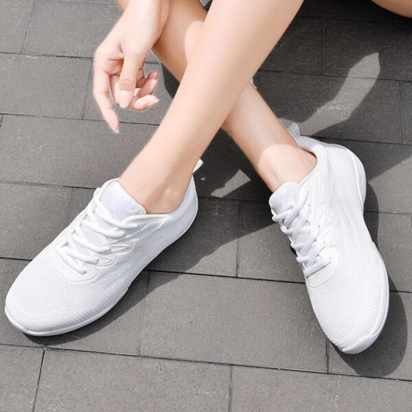 Children and Adults Competitive Cheerleading Shoes Training Shoes Breathable Mesh Comfortable Soft Soles Size 1 Shoes for Baby Girl - Image 7
