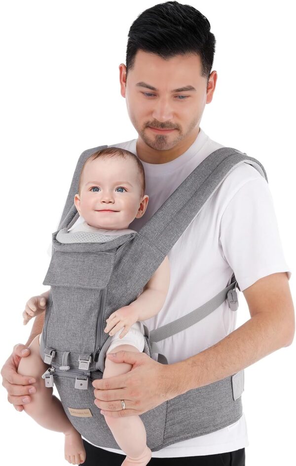 Baby Carrier Newborn Carrier Advanced 6-in-1 Carrier Multifunction Toddler Carrier Ergonomic - Image 6