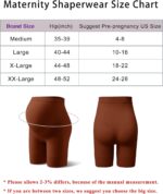 SUNNYBUY Women's Maternity Shapewear for Dresses, Seamless Mid-Thigh Pregnancy Underwear Over Belly Support - Image 5