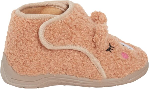 Kids Teddy Bear Slipper Booties Infants Slipper Boots Fleece First Walking House Nursery Shoes - Image 3