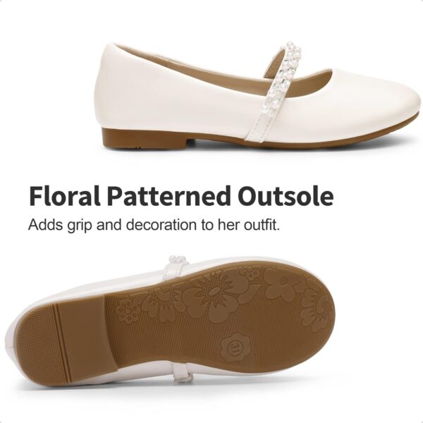 DREAM PAIRS Girls Flower Girl Dress Shoes Sparkling and Comfortable Flat Shoes for Girls to Slip On Wedding Party - Image 4