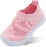 JIASUQI Toddler Shoes Boys Girls Slip On Shoes Kids Lightweight Breathable Sneakers