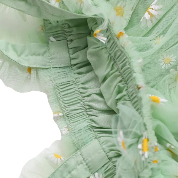 amropi Baby Girl's 3 Pieces Tulle Tutu Dress Floral Sleeveless Dresses Summer Sundress for 0-3 Years - Image 6